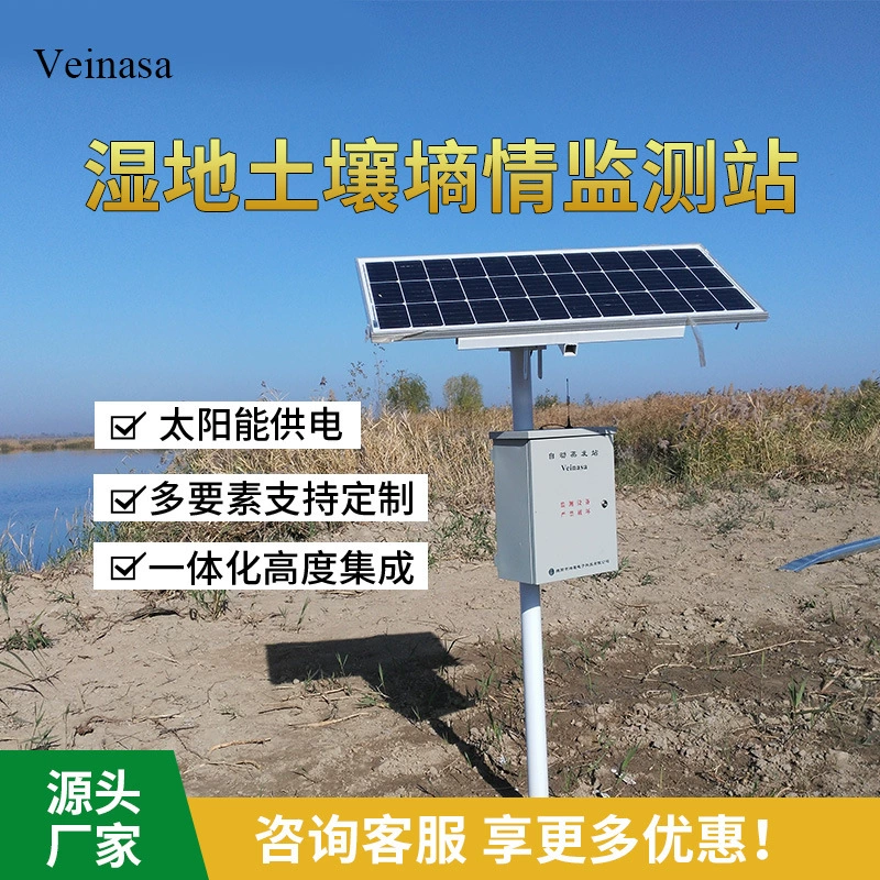 Станция влажности почвы водно-болотных угодий SMAWG302 бренд Veinasa прямые продажи мониторинг температуры и влажности почвы