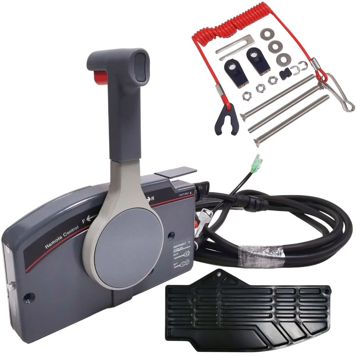 厂家批发雅马哈舷外机7芯推开控制盒 船外机配件拉开遥控盒