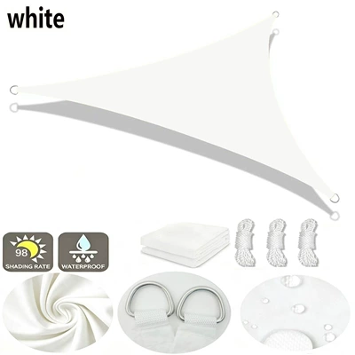 Patio Sunshade Canopy, Avtomobil yan çətirləri - white-2x2x2m