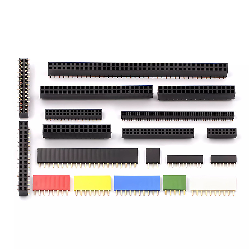 单排母双排母2.54mm排针母座排座针插座插针2.0 1/2/3/4/6/10-40P