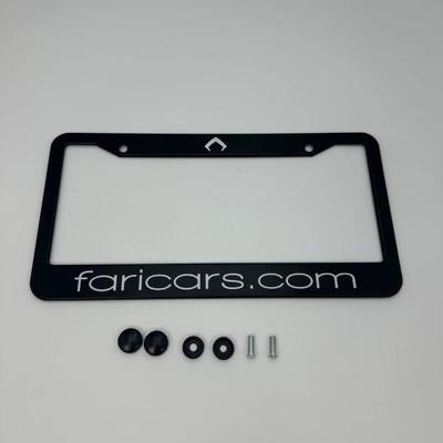 Cross-Border American Standard Black Aluminum License plate holder/license plate holder