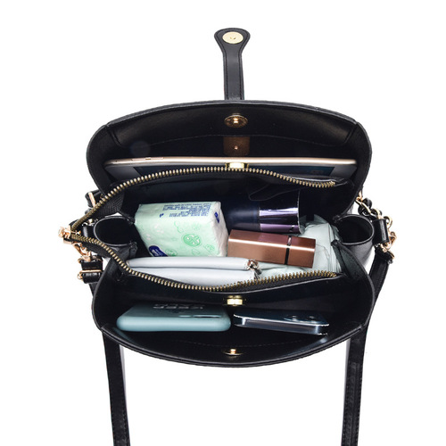 [Available]  Summer New Internet Celebrity Bucket Bag Women's Large Capacity Crossbody Bag Soft Leather Shoulder Bag