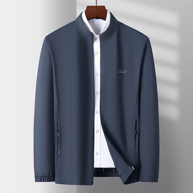 Autumn dad casual loose slim trend 2022 new middle-aged jacket men's Autumn dad casual loose slim trend 2022 new middle-aged jacket men's