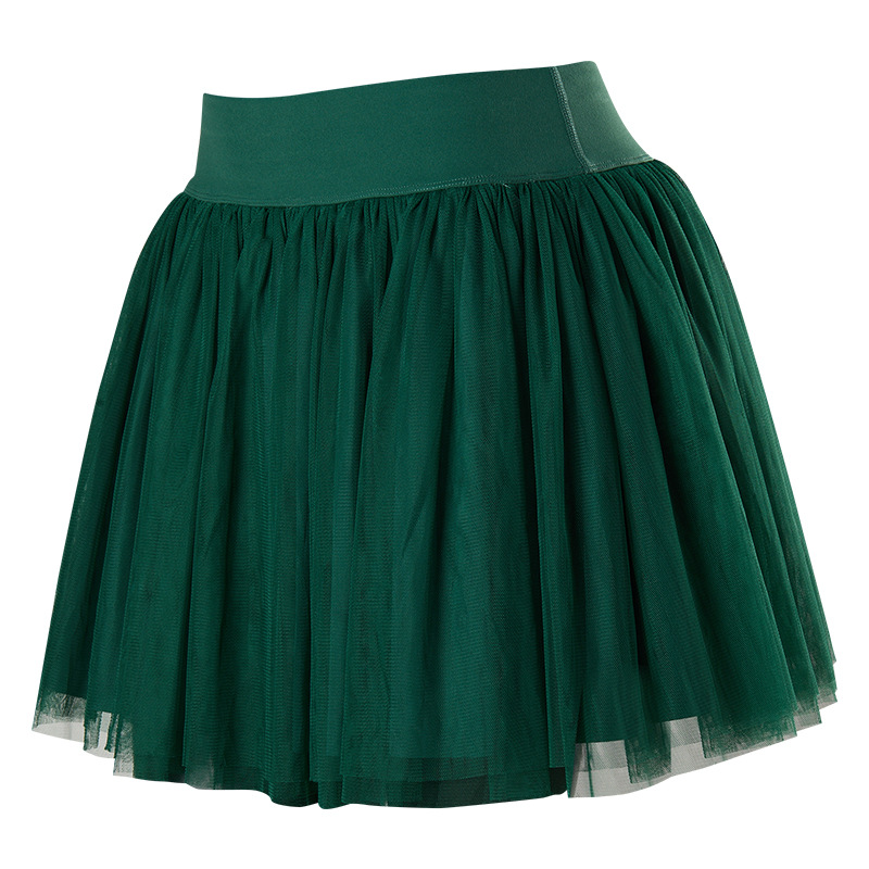 Transfronterizos tenis falda deportiva corta corta para revestimiento de doble malla pantalón de bádminton entrenamiento físico pantalón corto