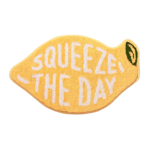 Special-shaped fruit-shaped bathroom door non-slip floor mats household machine washable absorbent carpet easy care foot mats