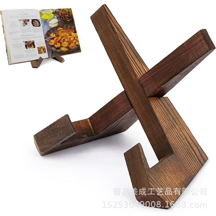 Деревянная столовая Домашняя кухонная полка Меню Съемная витрина кабинет столешница деревянная книжная полка для чтения