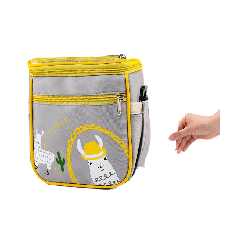 Cochecito de bebé bolsa colgante cochecito de bebé bolsa colgante gancho de almacenamiento bolsa de almacenamiento cesta de almacenamiento caminando bebé gadget Universal Pequeño