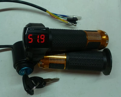 Red screen conventional lock electric car turn handle electric car accessories speed control handle throttle handle