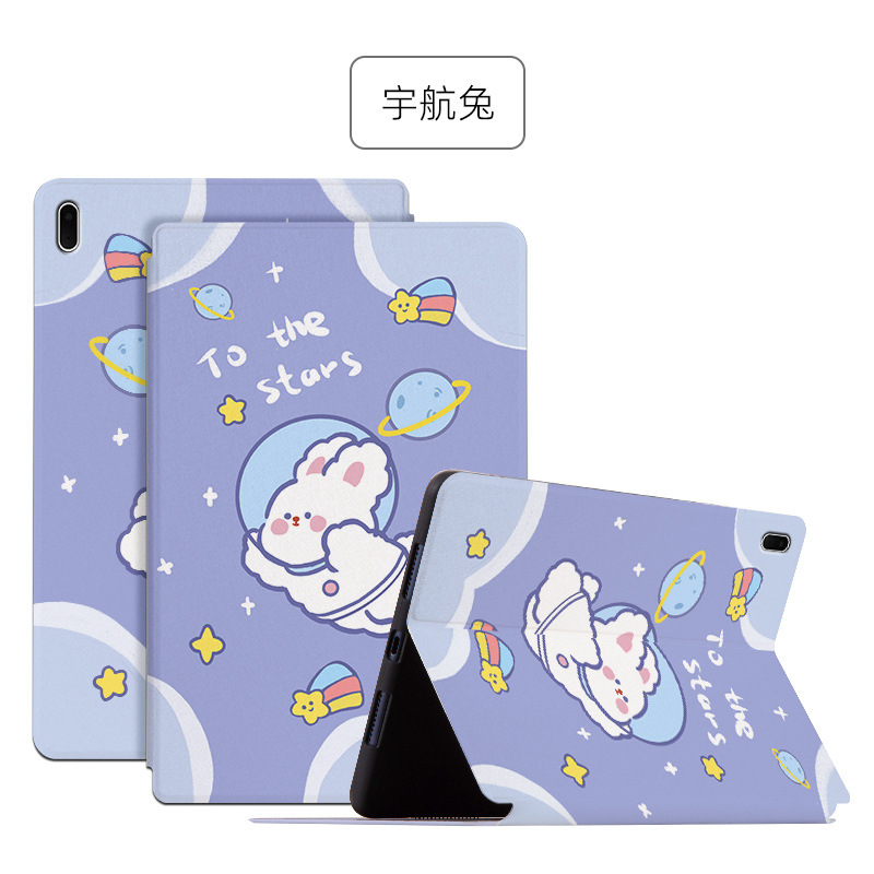Suitable for Samsung TAB S7FE tablet case S7/S8 Plus bracket A8 X200 leather case A7 T220 protective case