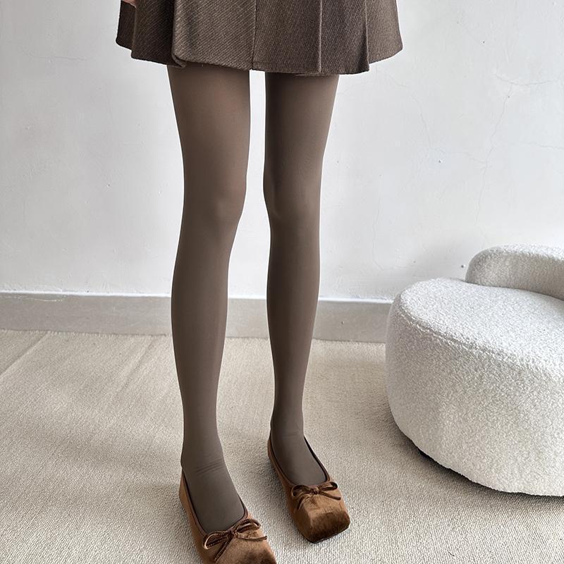 Brown Pantyhose Spring and Autumn Thin 80D Smoke Gray Stockings Women Slimming Matte Light Gray Beautiful Leg Socks Direct from Manufacturer