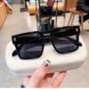Sunglasses, face blush, fuchsia fashionable trend glasses solar-powered, 2022 collection, Korean style, fitted