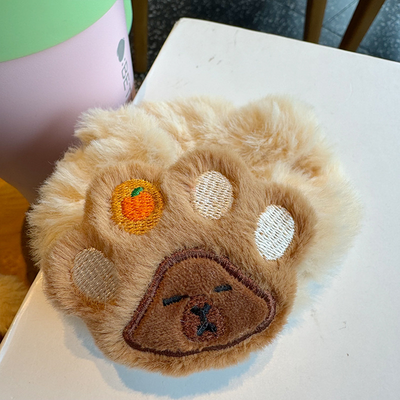 Estilo De Dibujos Animados Unisexo Animal Felpa Liga Para El Cabello display picture 3