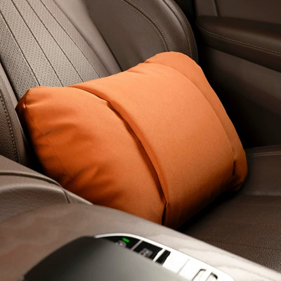 Headrest: Waist Car Neck Pillow - butterfly-style-love-horse-orange-volkswagen-lumbar-support-set