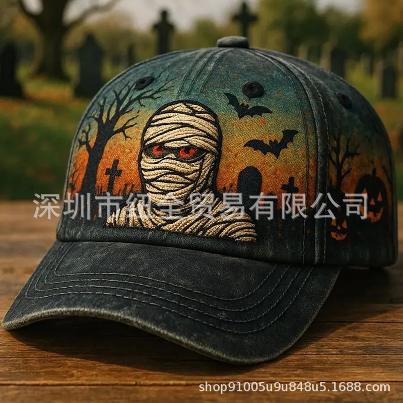 跨境热销Vintage Halloween Hat复古万圣节帽子|undefined