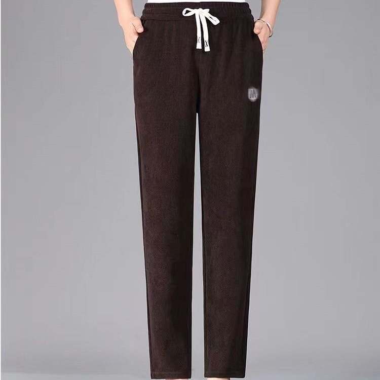 Velvet fleece trousers