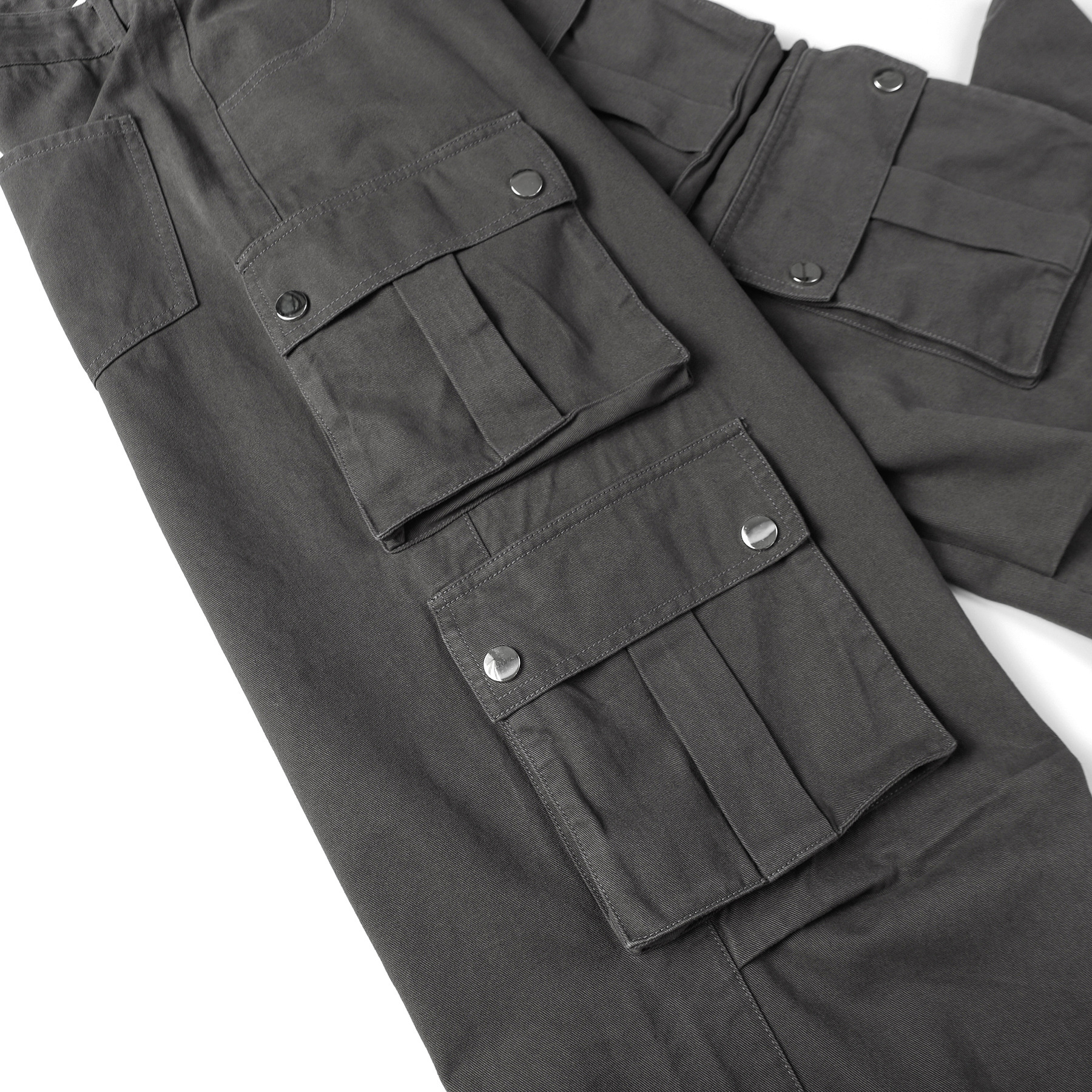 Pantalon cargo homme coupe ample style workwear décontracté_voghion.com