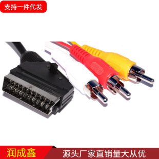 �WҎ��׼SCART��21P�߰��^��ҕ�l�B�Ӿ��Dɫ���3AV��3RCA��