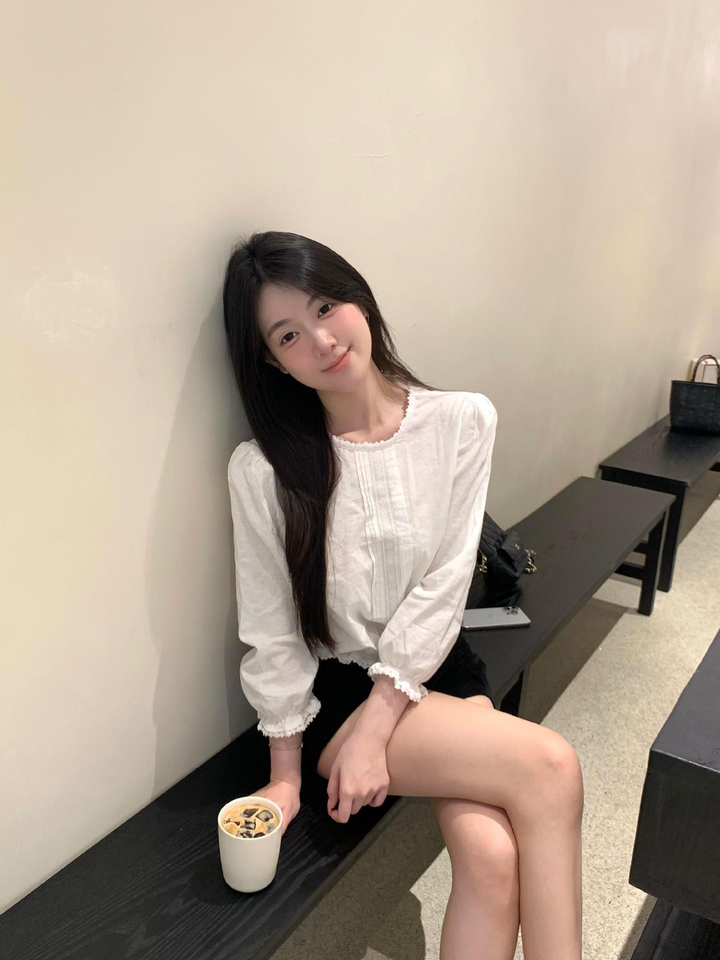 Lace spring fashionable shirt