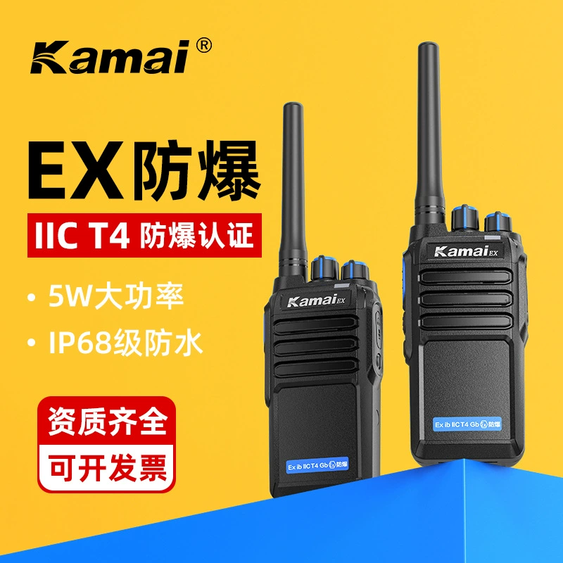 Ex Взрывозащищенный домофон Химическая фармацевтическая фабрика DP666EX АЗС Нефтяное месторождение Угольная шахта IICT4 ручной IP68 водонепроницаемый