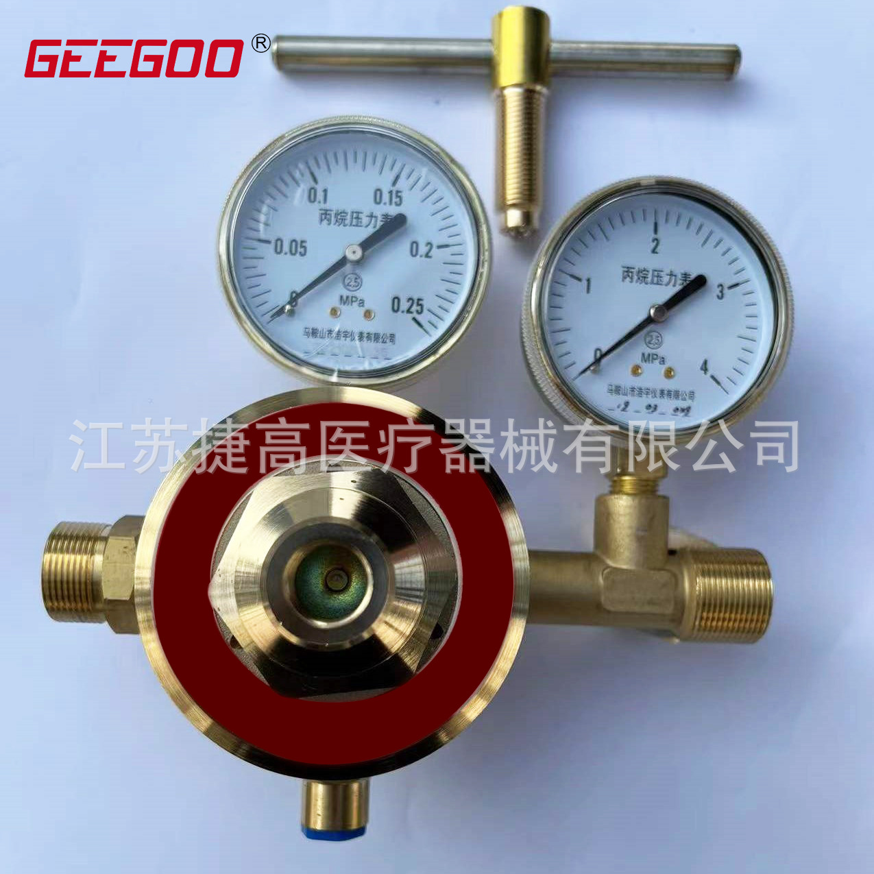 丙烷减压器 乙炔减压阀EQJ-224 丙烷管道汇流排减压