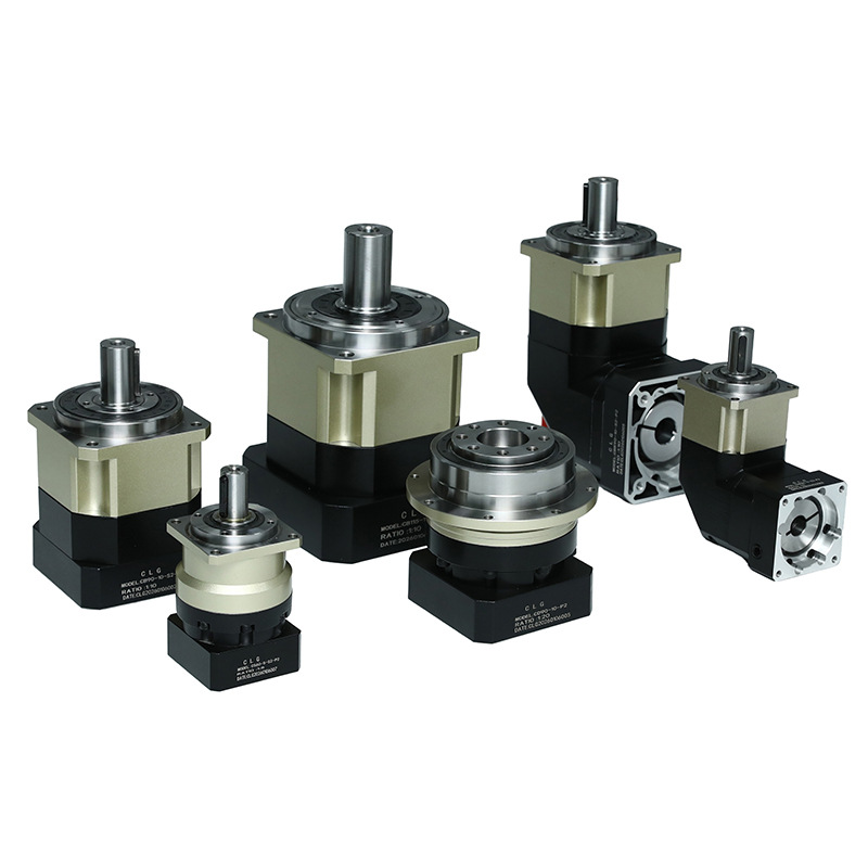 Precision Right-Angle Helical Tooth Planetary Reducer 60/90/115/142 Reducer Motor Servo Motor Gear Box