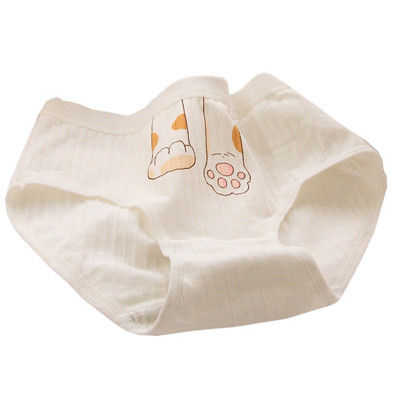 Precioso gran culo Corgi perro lindo garra linda chica ropa interior de algodón puro entrepierna las mujeres más tamaño 0272