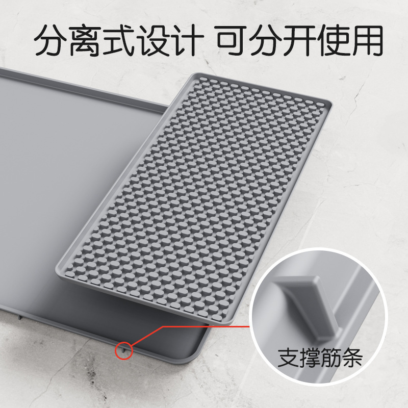 亚马逊二合一咖啡机垫硅胶工具垫 杯垫炊具防滑水隔热置物垫套装|undefined