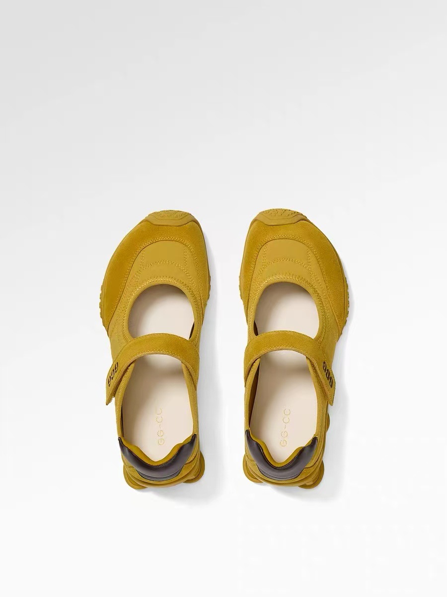 Chunky Mary Jane Trainer Shoes For Women - Retro Comfort Platform Sneakers With Elastic Strap, Breathable & Lightweight_vogvips.com