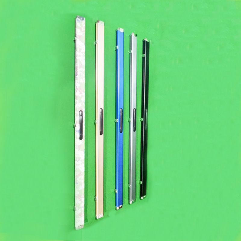 厂家直供铝合金台球杆收纳盒双槽三槽通杆内衬杆盒斯诺克台球配件