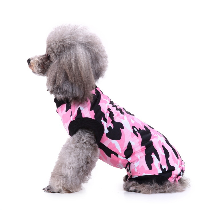 Summer Thin Dog Spaying Neutering Suit Safety Pants For Female Dogs Anti Harassment With Straps To Prevent Licking Easy Wound Removal_voghion.com