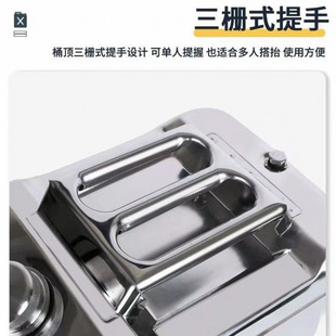 Wholesale Thickened 304 Stainless Steel Oil Barrel Gasoline Barrel 30 Liters 20 Liters Diesel Pot Portable Refueling Barrel Car Cross-Border
