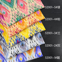 人棉金丝条印花人棉（60S+21S+金银丝）X60S/90*80金银丝服装布料