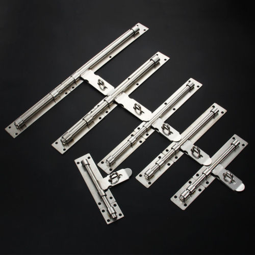 Anti-theft door latch lock hook large iron door bolt stainless steel door hook wooden door latch large thick small dormitory door bolt 