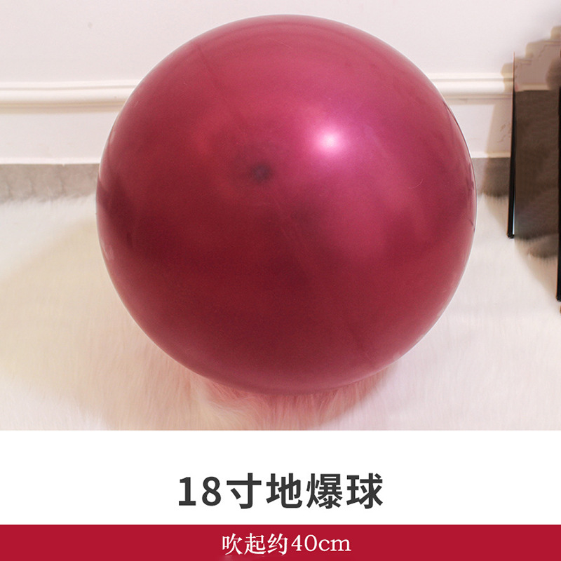 Decoración de cumpleaños engrosada arco de globo macaron de 18 pulgadas diseño de escena de látex de globo a prueba de explosiones grande