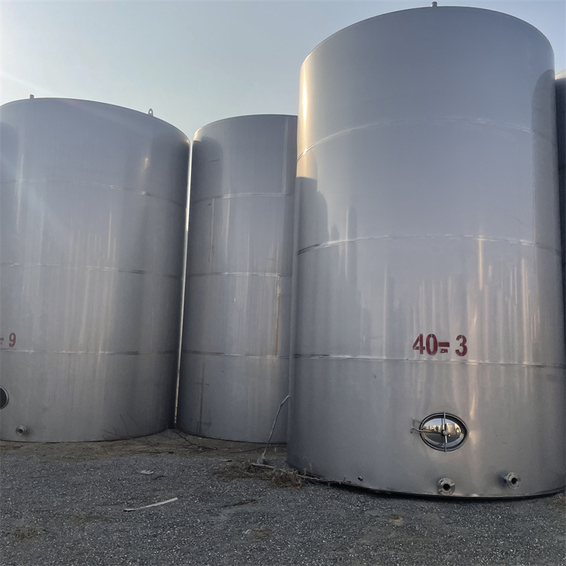处理二手不锈钢储罐 化工真空储存设备 不锈钢双层保温储存罐