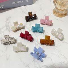 新商品の韓国酢酸ヘアクリップのトランペット前髪クリップ