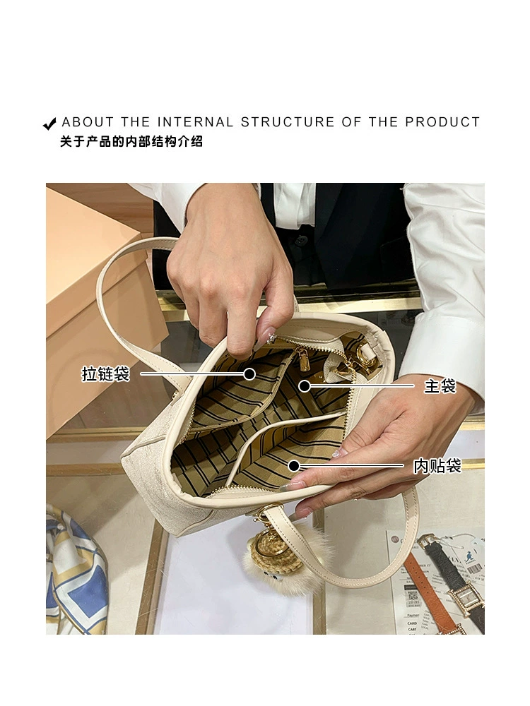 GGCKGG Capacious basket, shoulder bag, one-shoulder bag