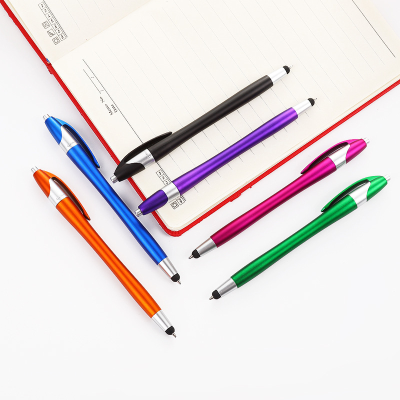 Bolígrafo promocional pequeña pluma de la impresión del logotipo del teléfono móvil del tacto del iPad del tacto pluma del regalo pluma del estudiante