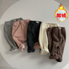 baby Plush trousers Autumn and winter thickening keep warm pp men and women baby leisure time trousers Newborn Leggings