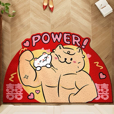Avtomobil döşəmə paspasları – Mat - full-of-strength-4060cm-silk-circle