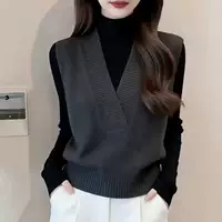 【2026早秋】纯色简约大码马甲女 显瘦无袖针织背心 XL-5XL