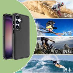 クロスボーダーの人気はサムスンs 24携帯電話のフロスト保護カバーを適用します。