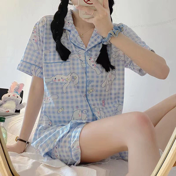 Double short grid Yugui dog