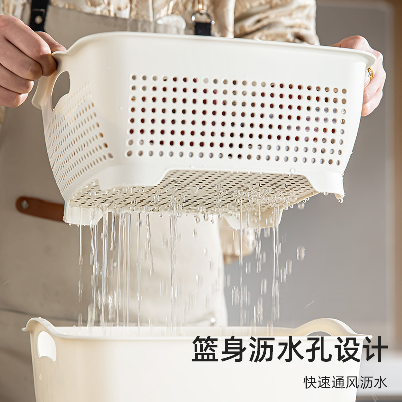 Shiyue キッチンシンク排水バスケット二層肥厚フルーツプレートホームリビングルームコーヒーテーブル排水バスケットメーカー在庫|undefined