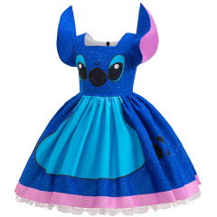 ハロウィン新作子供服漫画スカートコスプレステッチ同スタイル女の子かわいいジャンプスーツ子供チュチュスカート