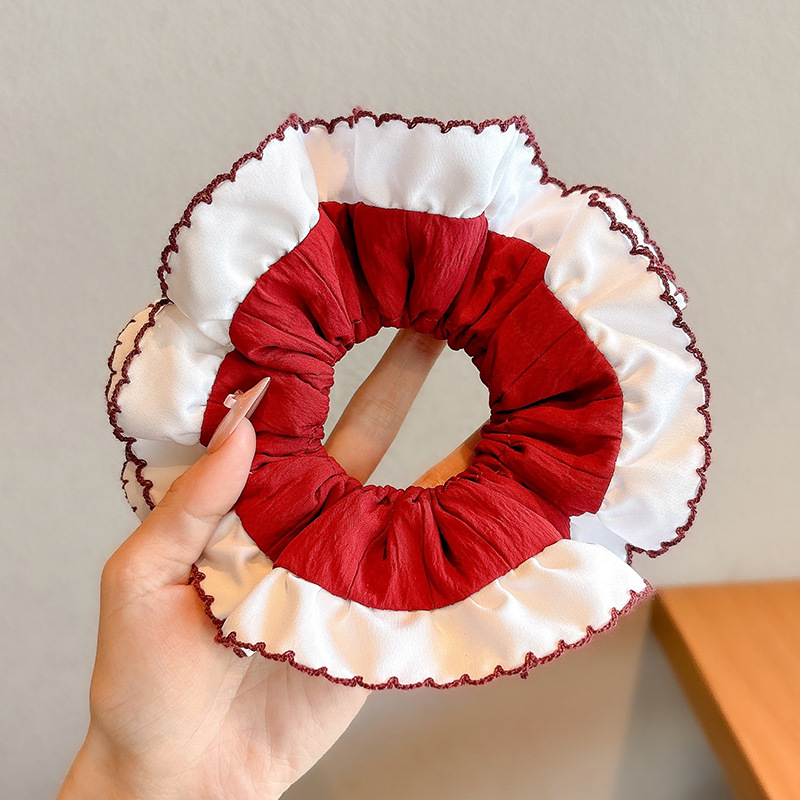 Coleteros de alta gama estilo 2025 para mujer con lazos de goma, coleteros para el cabello con un estilo de bosque para accesorios de cabello de niñas.