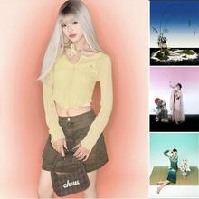 新中式背景布扎染国风纯单色油画做旧渐变装饰人像网红写真艺术纸