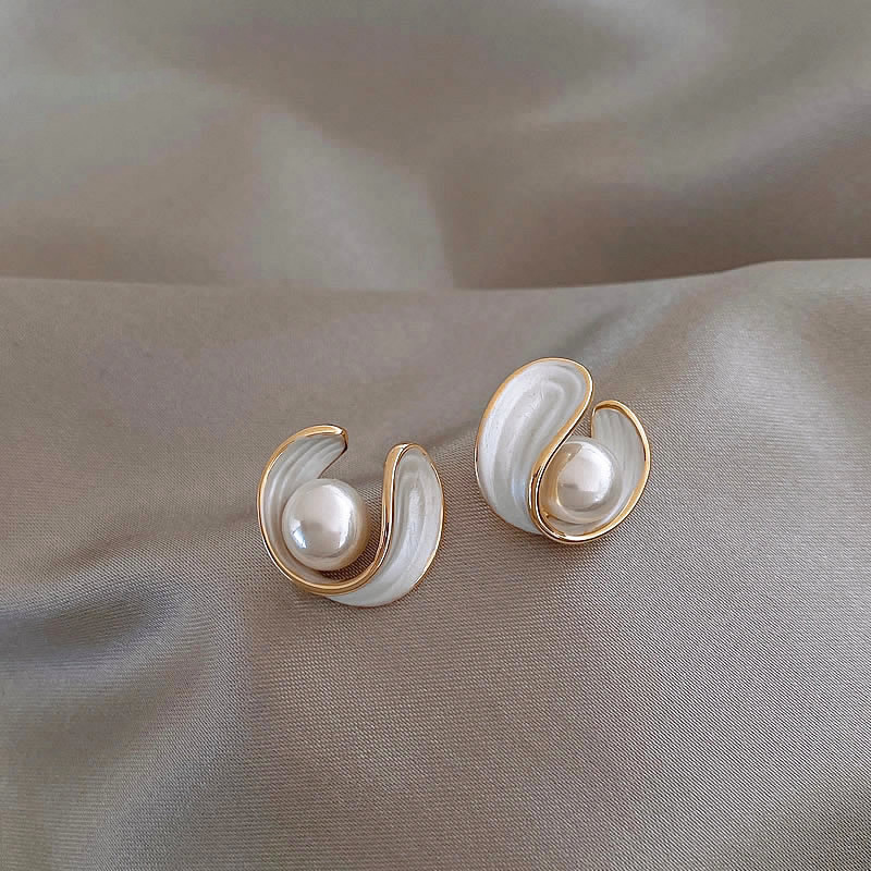 s925 Silver Needle Exquisite Niche Design Ear Studs Advanced Pearl Earrings 2023 New Fashionable Elegant Earrings