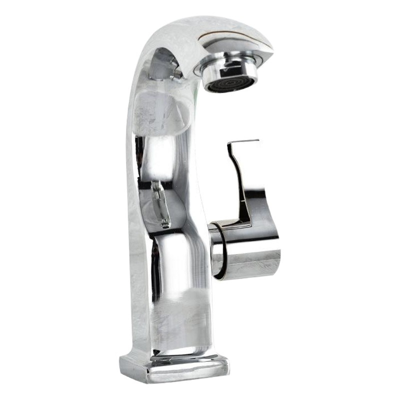 Yuyao al por mayor de la fábrica Luna curva cuenca solo agujero grifo solo grifo de agua fría sola cuenca del grifo