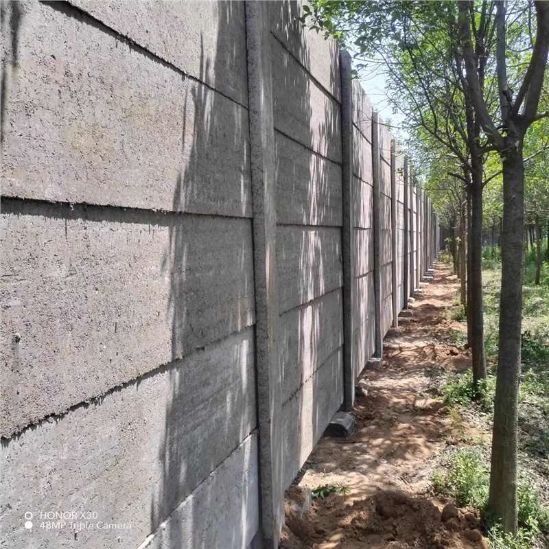 贵州水泥围挡预制板装配式养殖场围墙围栏板水泥围墙工厂围挡